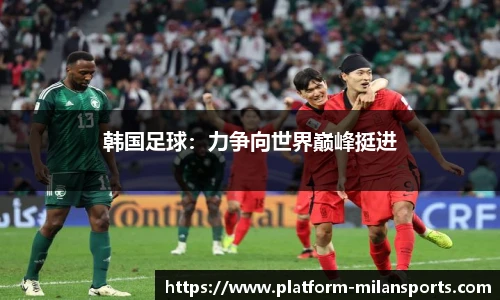 韩国足球:力争向世界巅峰挺进